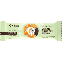 QNT Vegan 25% Protein Bar L-Carnitine Chocolate Mandarin 40g